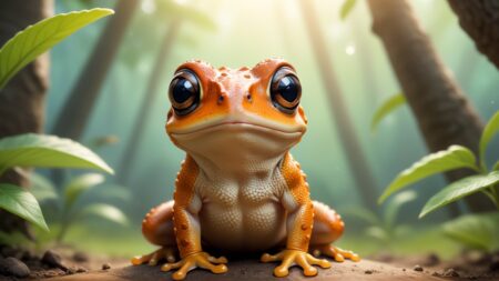 Chibi Tree Toads African Voyage: A Whimsical Portrait