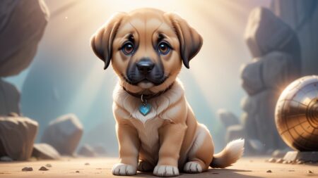 Vibrant Shepherds Gaze