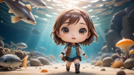 Anchovies Chibi: A Seafood Symphony