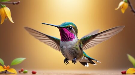 Chibi Hummingbird: A Whimsical Portrayal