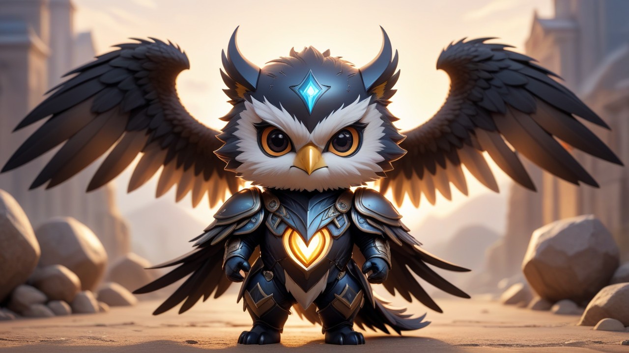 Argentavis Chibi: A Majestic Greeting from the Artists Eyes