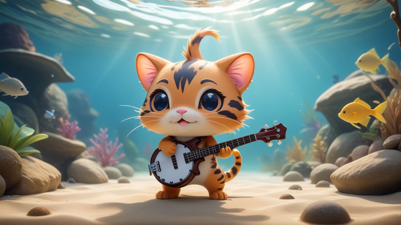 Chibbi-Art Banjo Catfish: Chibi Creation, Looking Right at You!