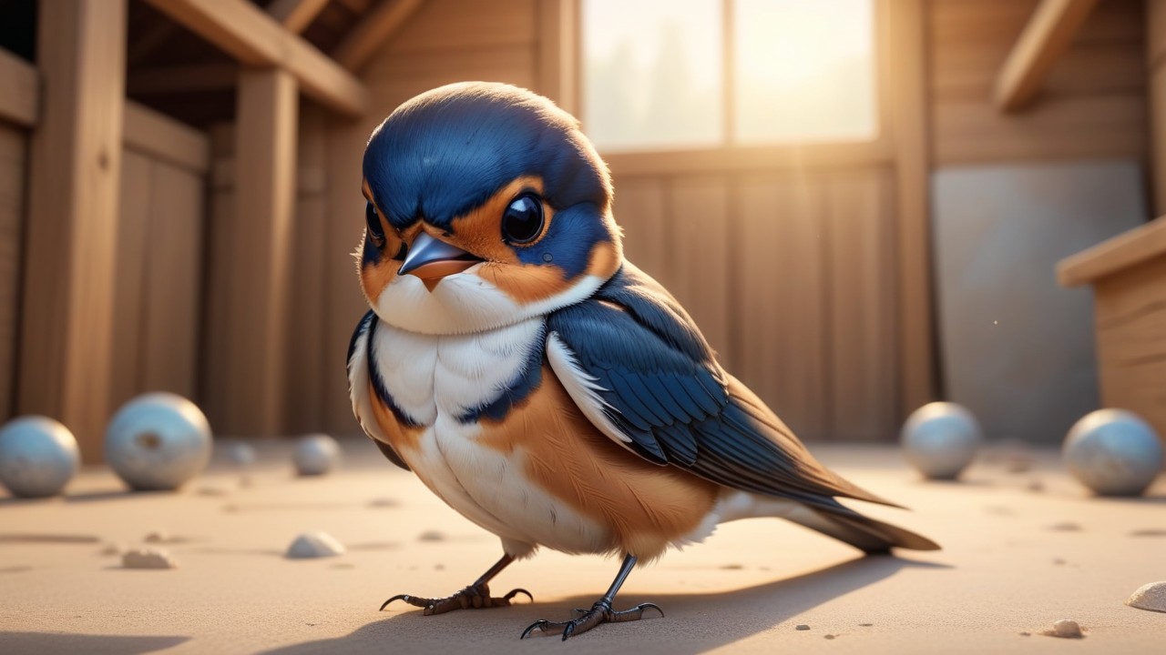 Barn Swallow Chibi: A Colorful Chibi Artstyle with an Engaging Look