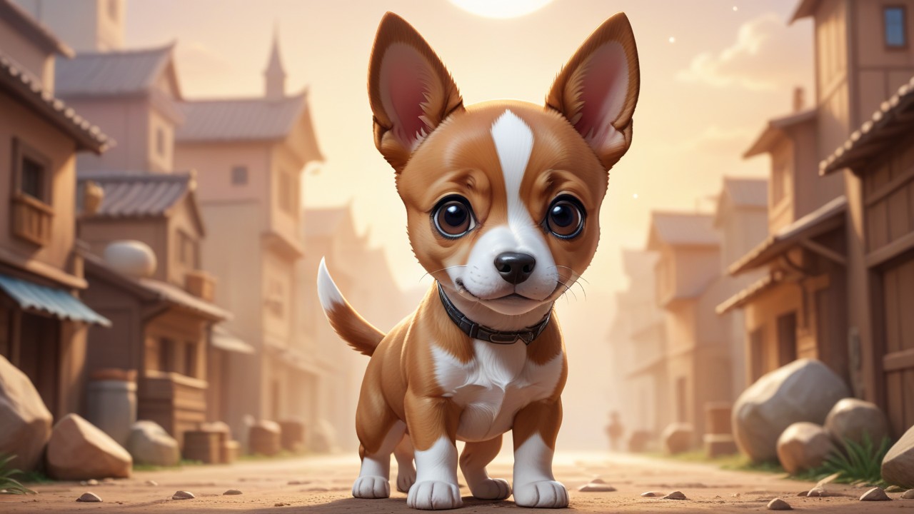 Chibbi-Art Basenji Chibi: A Whimsical Portrait