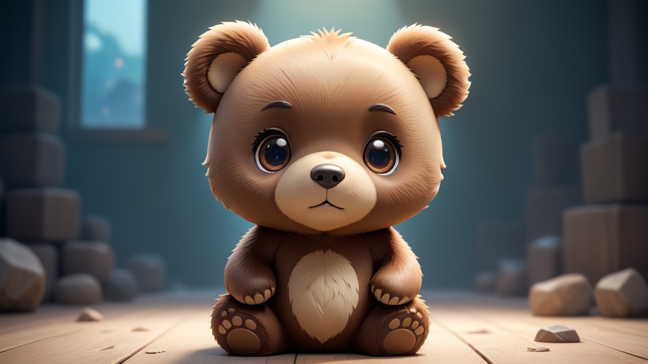 Chibbi-Art Chibi Bears Gaze: A Creative Canvas