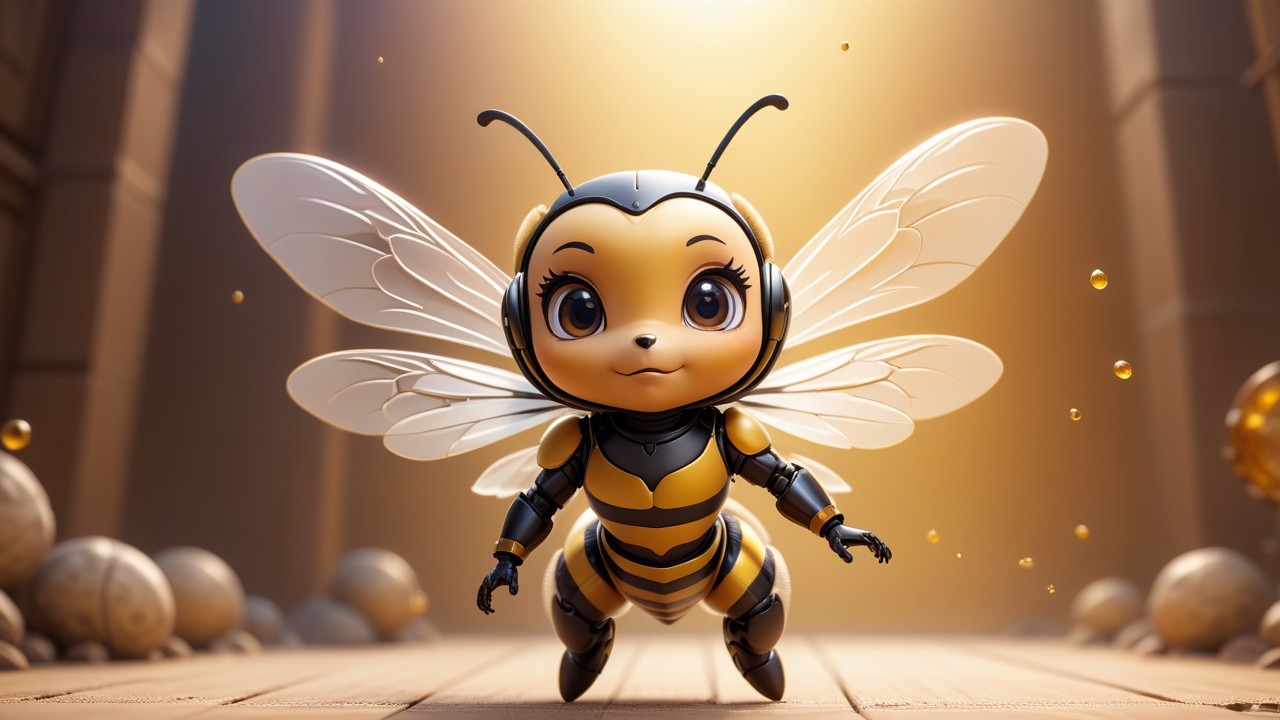 Chibbi-Art Chibi Bee Greeting