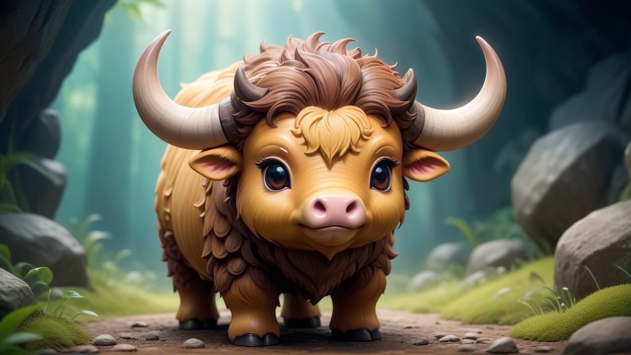 Chibbi-Art Chibi Beefalo Gazing