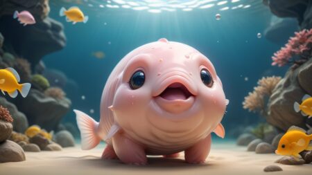 Chibbi-Art Blobfish Chibi Portrait: A Touch of Simplicity