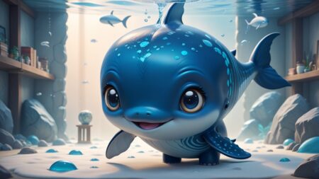 Chibbi-Art Chibi Blue Whales Encounter: A Sublime Ode to Artistry