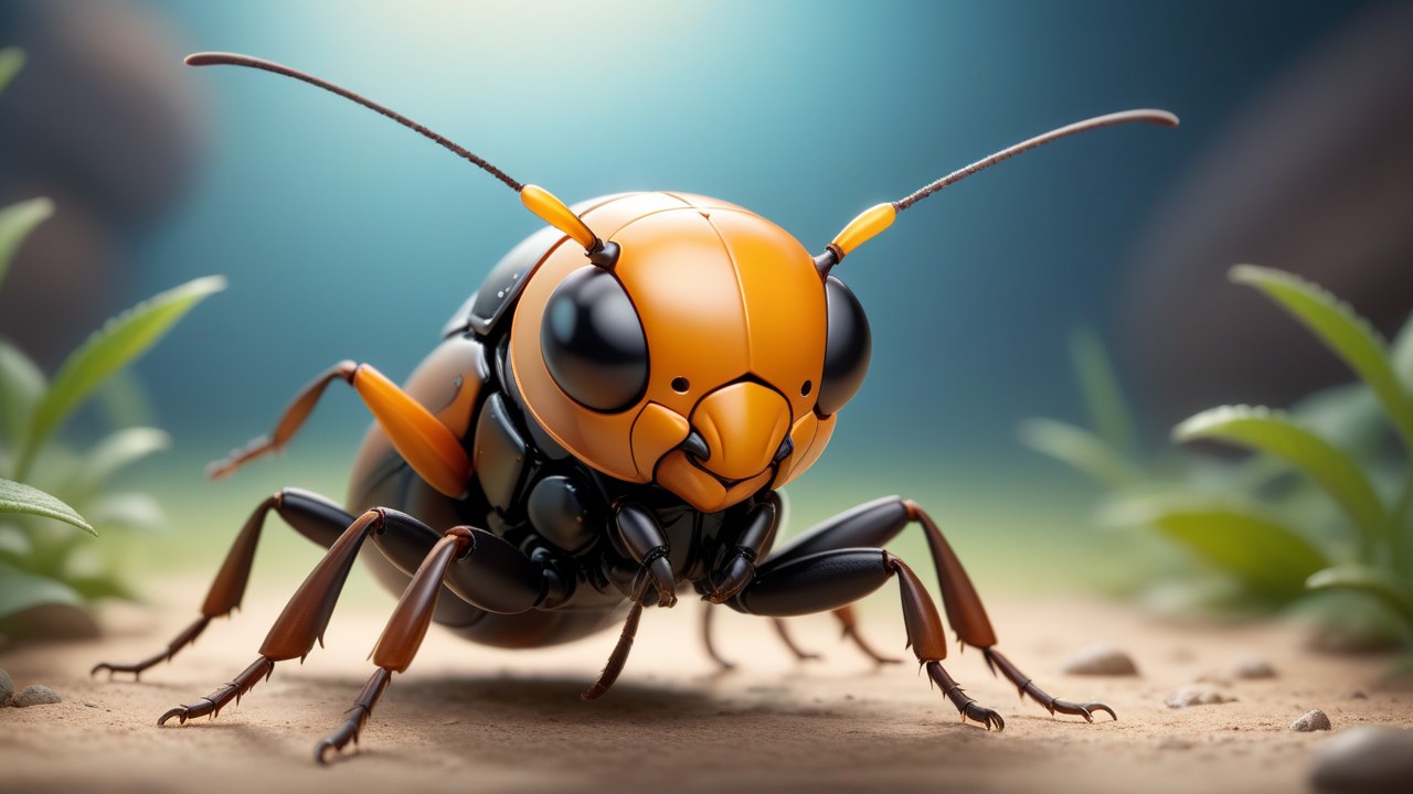 Chibbi-Art Bombardier Beetle Chibi Masterpiece Captivating Perspective