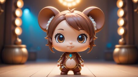 Chibbi-Art Bongo Chibi Perspective: A Touch of Simplicity