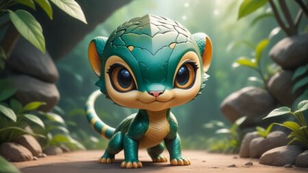 Chibbi-Art Boomslang Chibi: A Charming Fusion of Nature and Art