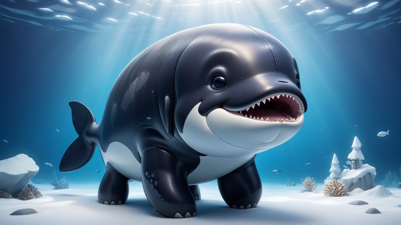 Chibbi-Art Chibi Bowhead Whales Empathetic Eyes