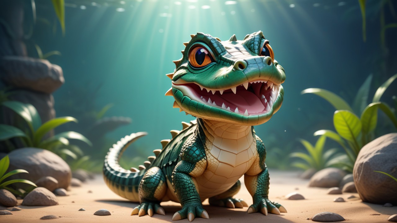 Chibbi-Art Chibi Caiman: A Glimpse into Our World