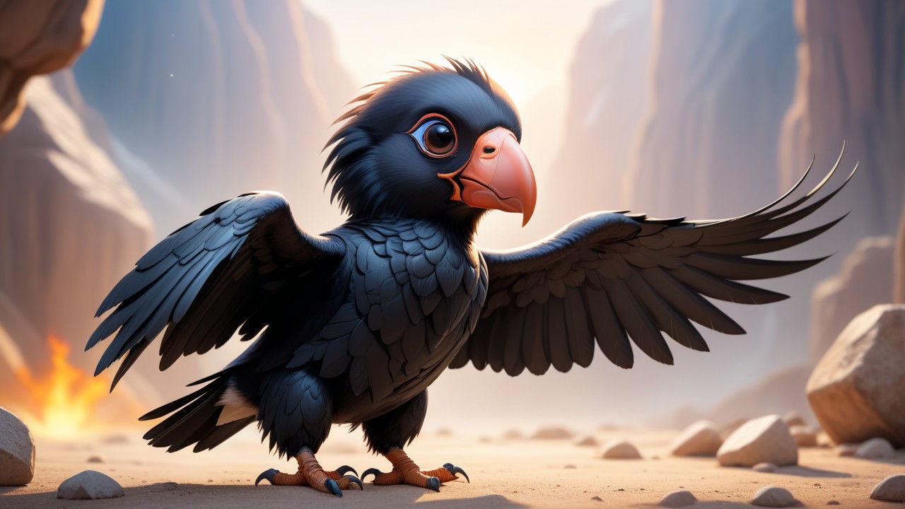 Chibbi-Art California Condor Chibi: A Soaring Gaze