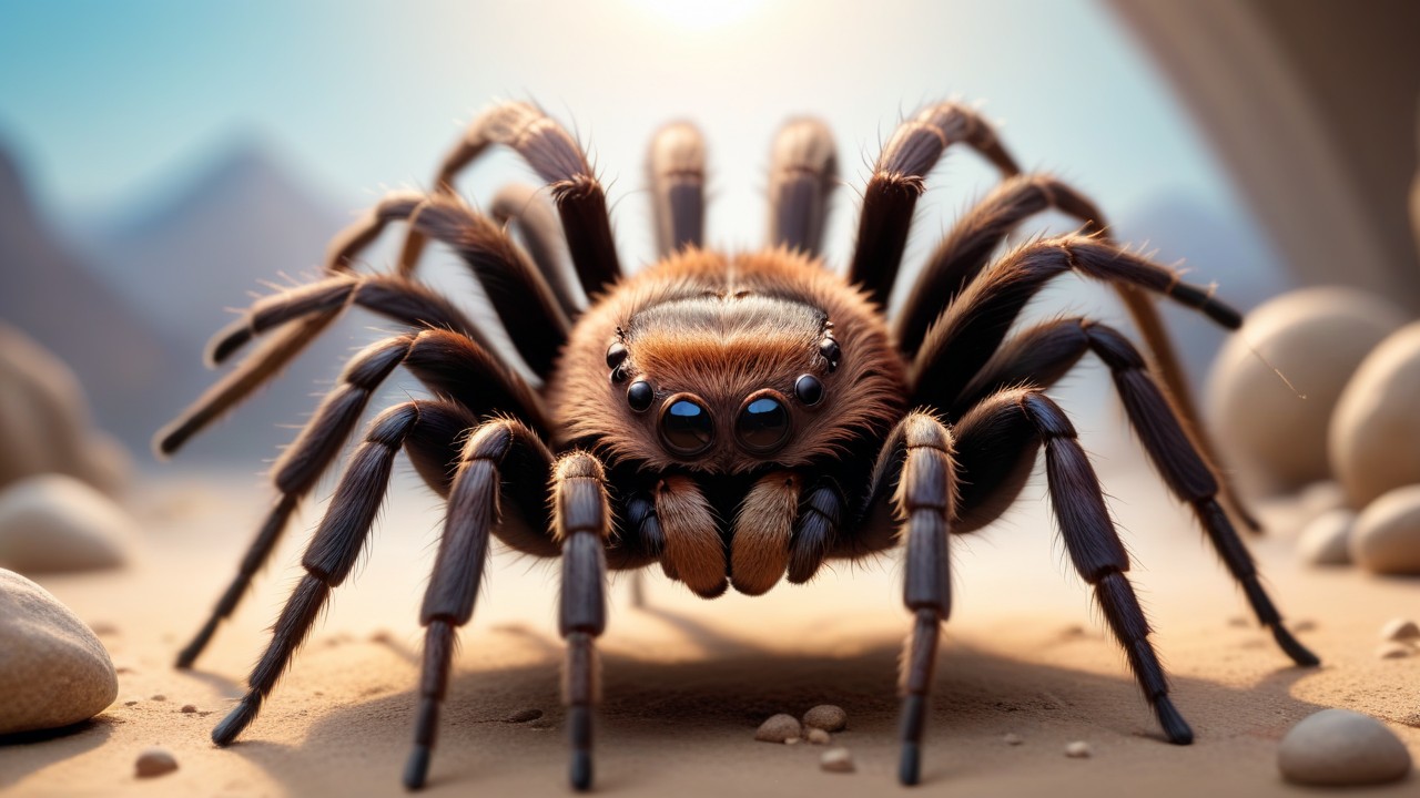 Chibbi-Art Chibi California Tarantula: Astonished and Audacious