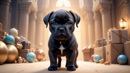 Chibbi-Art Cane Corso Chibi: A Symphony of Poses
