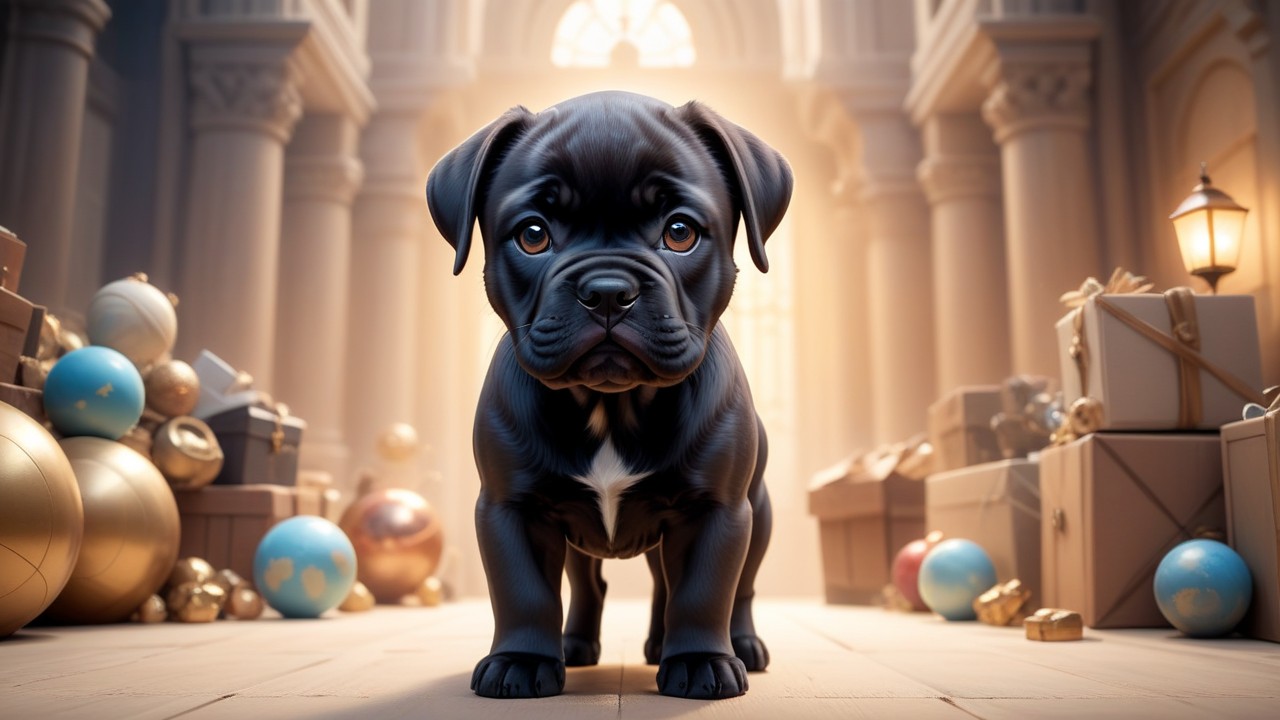 Chibbi-Art Cane Corso Chibi: A Symphony of Poses