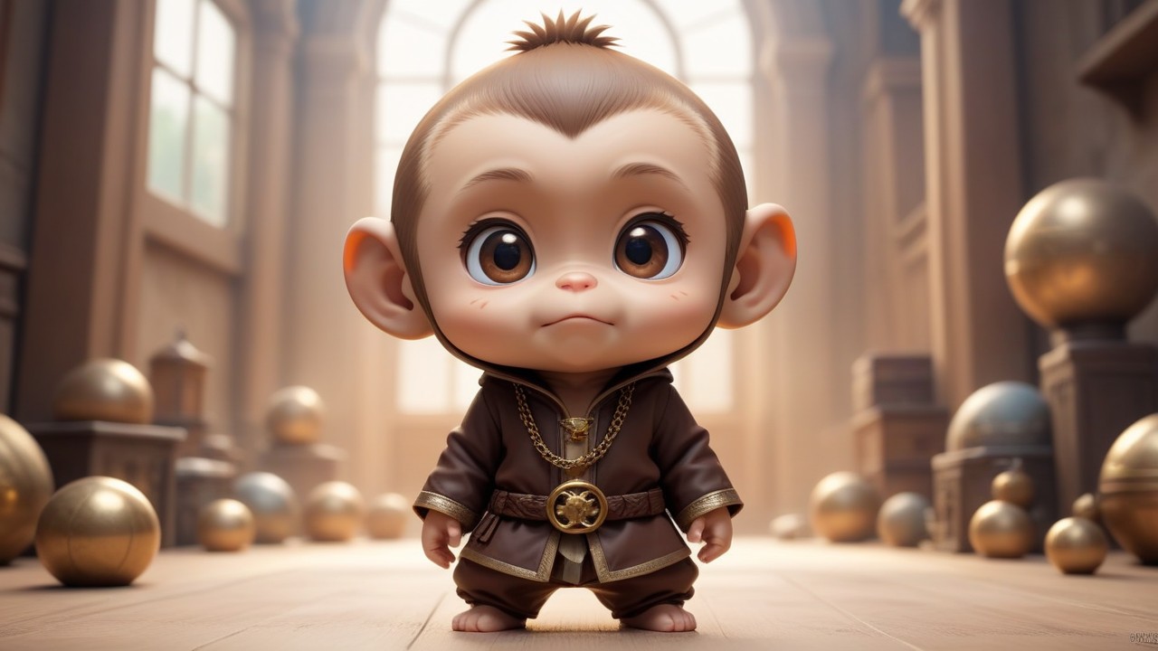 Chibbi-Art Capuchin Chibi: A Glimpse into Charming Chibi Art