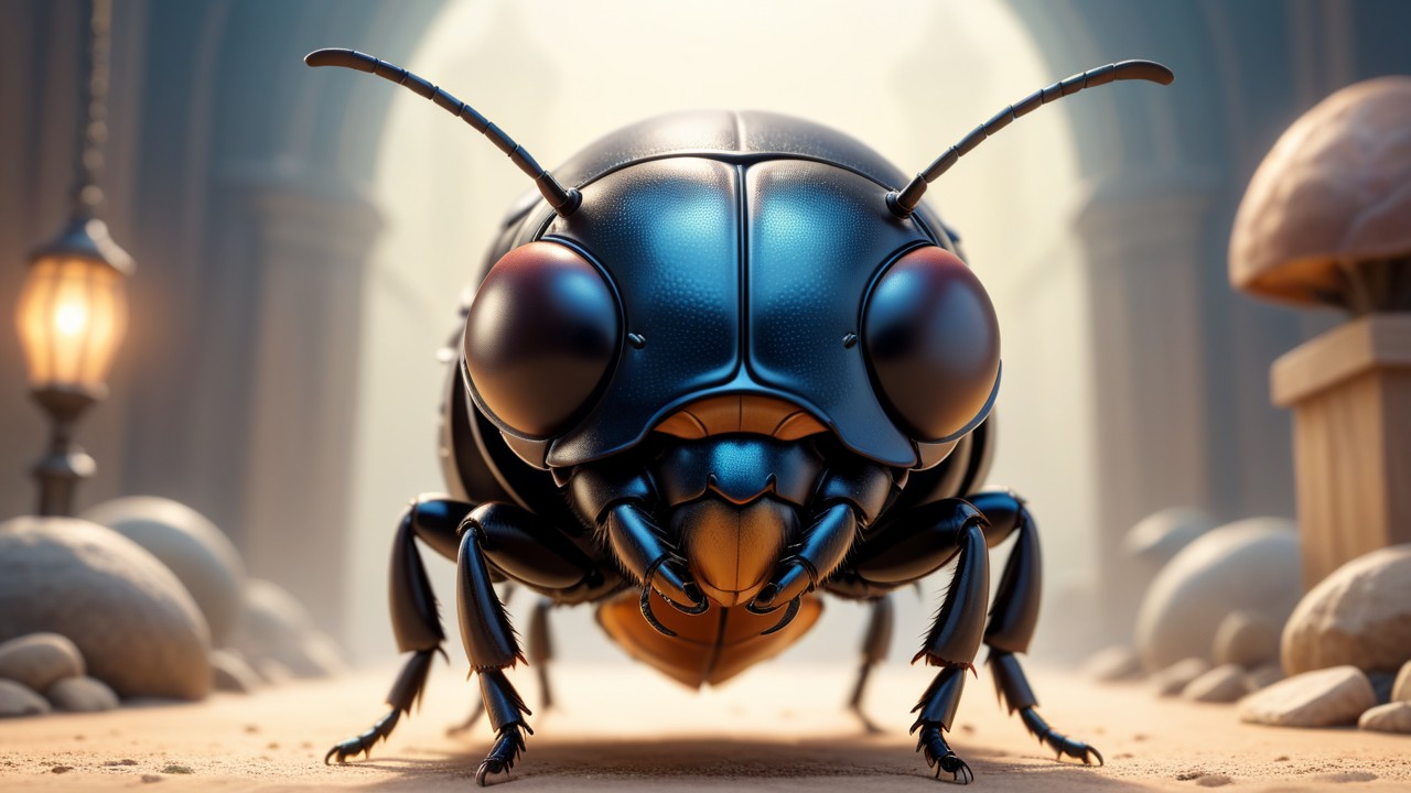 Chibbi-Art Chibi Carrion Beetle: The Daring Spectator