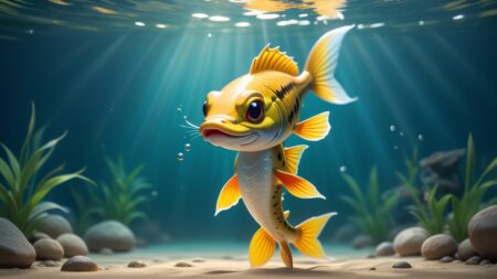 Chibbi-Art Chain Pickerel Chibi: A Fishy Encounter