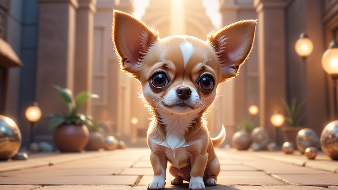 Chibbi-Art Chibi Chihuahua Mix - Gaze with Style