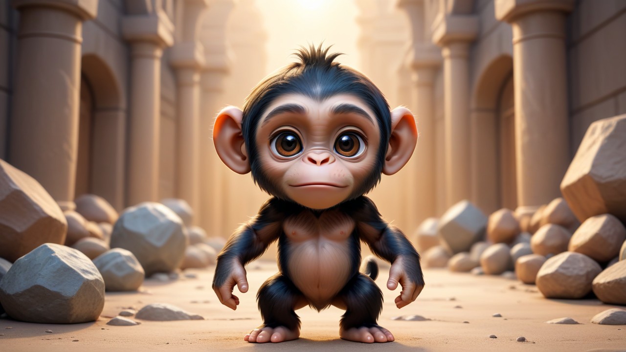 Chibbi-Art Chibi Chimp Meets the World