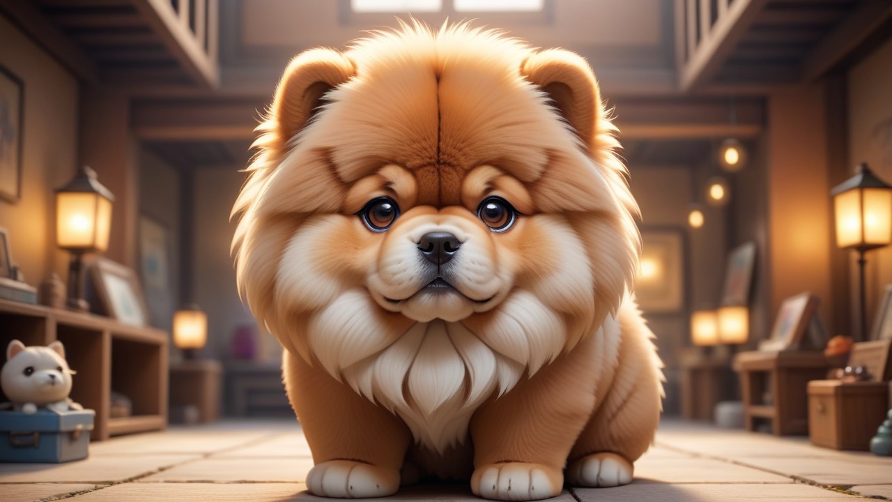 Chibbi-Art Chibi Chow Chow Portrait