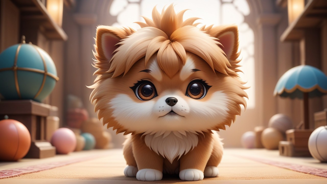 Chibbi-Art Cute Chibi Pom Art