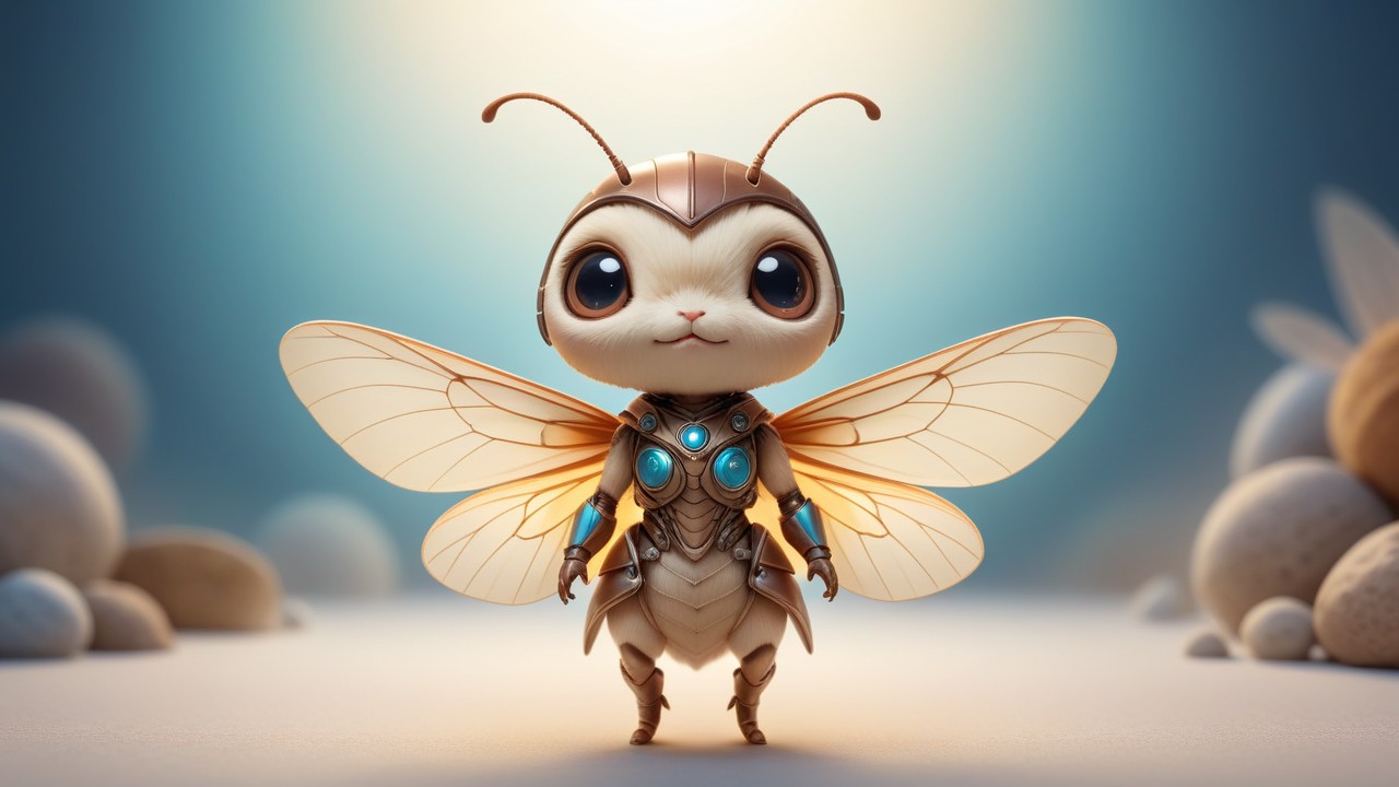 Chibbi-Art Clothes Moth Chibi: A Charming Play on Art and Nature