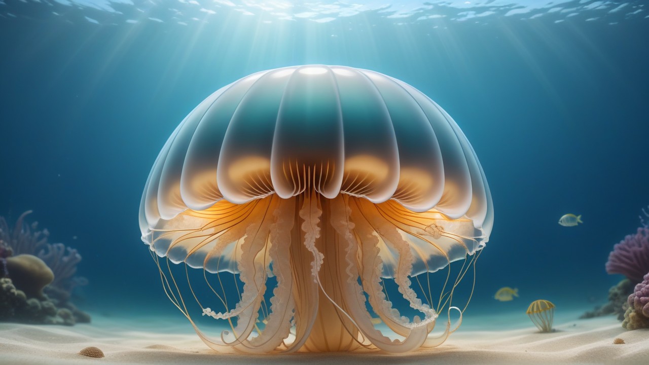 Chibbi-Art Playful Combo Jellyfish in Chibi Style – A Whimsical Masterpiece