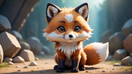 Chibbi-Art Foxful Fusion: Chibi Cross-Facing Charm