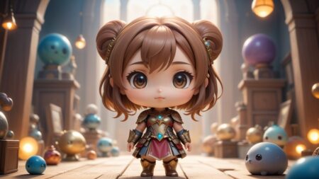 Chibbi-Art Dazzling Chibi Artistry: An Engaging Ode to Visual Splendor