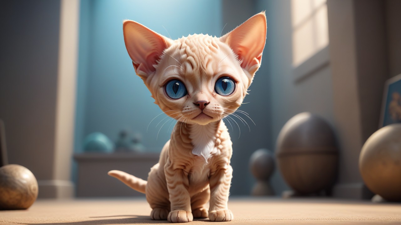 Chibbi-Art Devon Rex Chibi: A Stunning Portrait in Artistic Flair