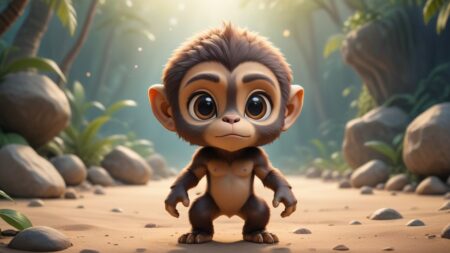 Chibbi-Art DinoChibi Facing Viewer