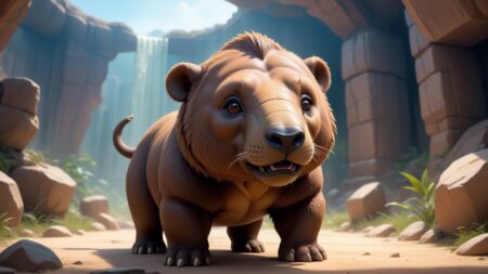 Chibbi-Art Diprotodon Chibi: Artful View on Life