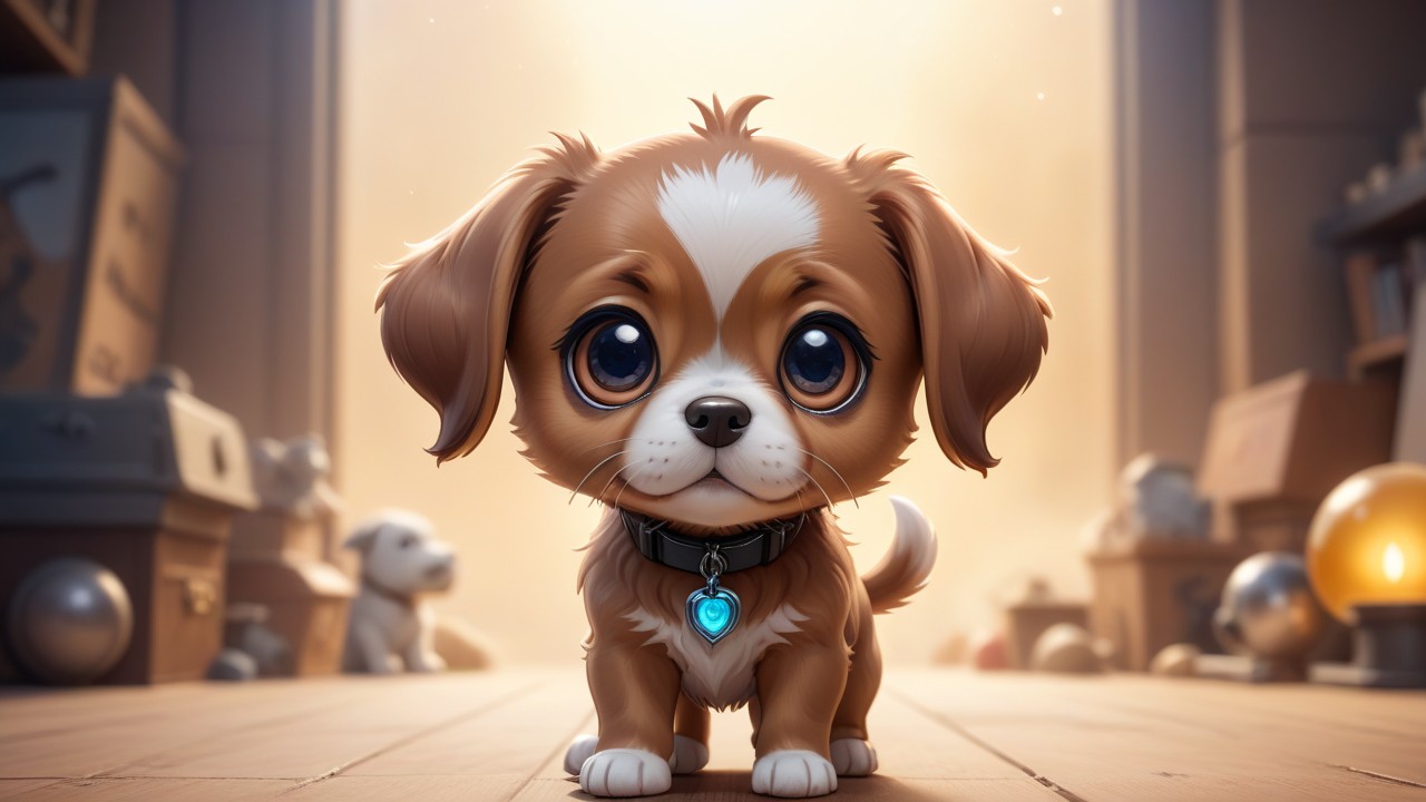 Chibbi-Art Cute Pup Chibi: A Close Encounter of the Artistic Kind