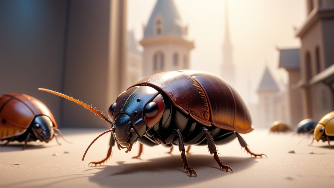 Chibbi-Art Cute Roach Chibi: Astonishing Art Portrayal of a Dubia Cockroach