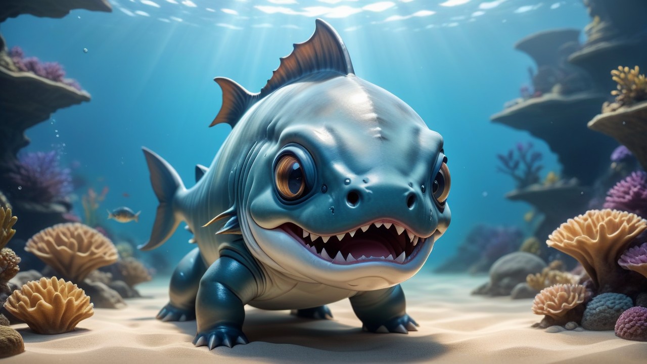 Chibbi-Art Dunkleosteus Chibi Art in Profile - A Simplistic Masterpiece