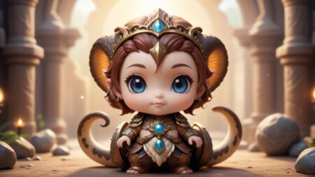 Chibbi-Art Dwarf Boa Chibi: A Sensational Frontal Encounter