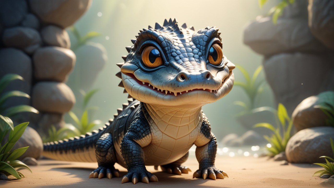 Chibbi-Art Chibi Dwarf Crocodile: Artists Delightful Meet and Greet