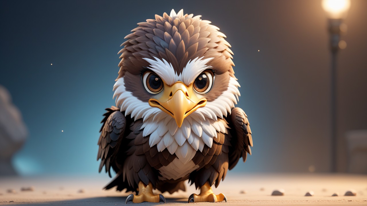 Chibbi-Art Eagles Gaze: A Chibi Art Study