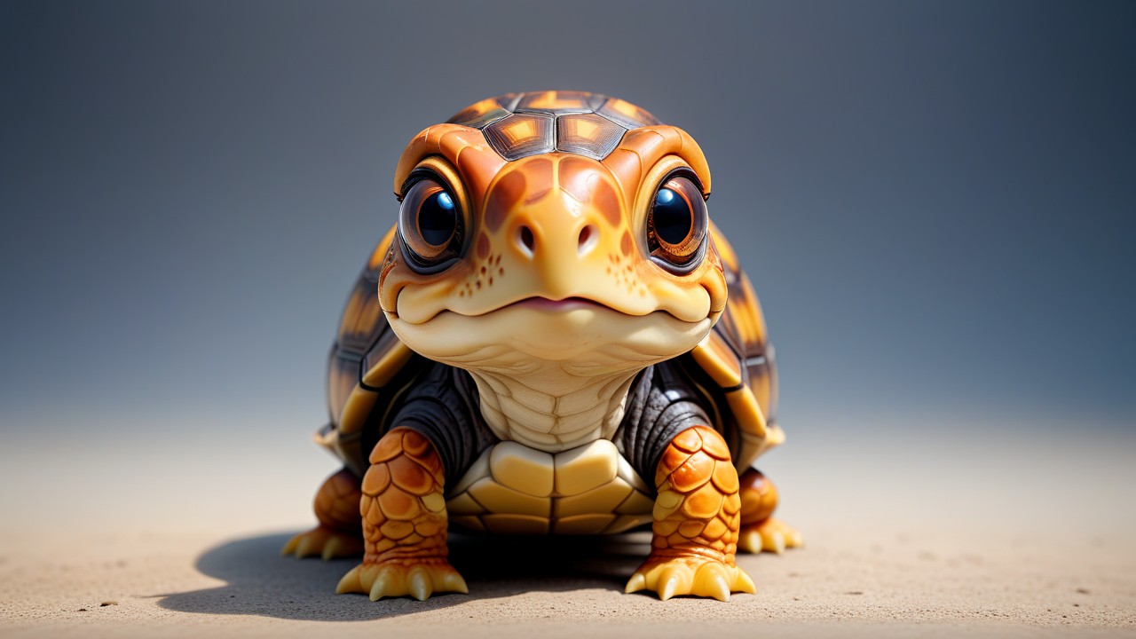 Chibbi-Art Eastern Box Turtle Chibi View Art