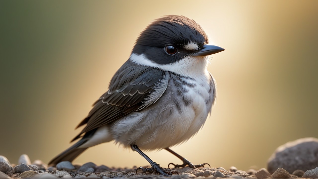 Chibbi-Art Eastern Kingbird Chibi: A Majestic View Unveiled