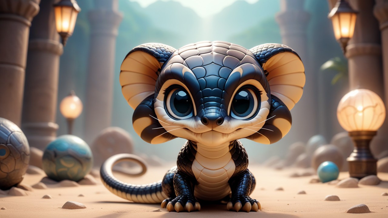 Chibbi-Art Chibi Cobra Portrait: A Brilliant Creators Fascinating Piece