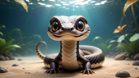 Chibbi-Art Cobra Chibi: Bold and Defiant in Artistic Crosshairs