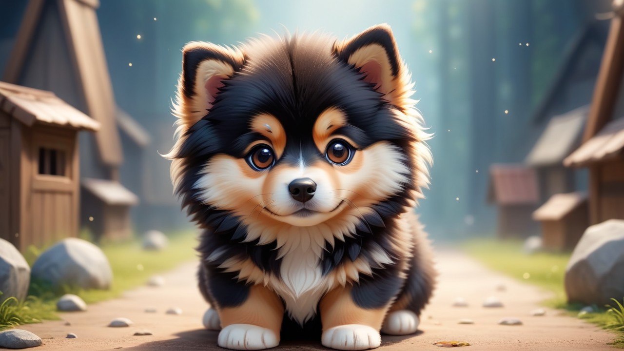 Chibbi-Art Finnish Lapphund Chibi: Expressive, Artistic Breed