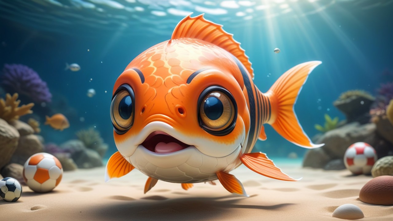 Chibbi-Art Fish Football Frenzy: Chibi Views Create Artistic Gaze