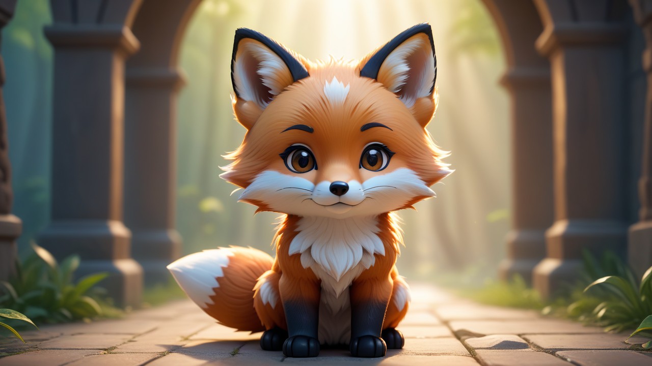 Chibbi-Art Chibi Fox in View