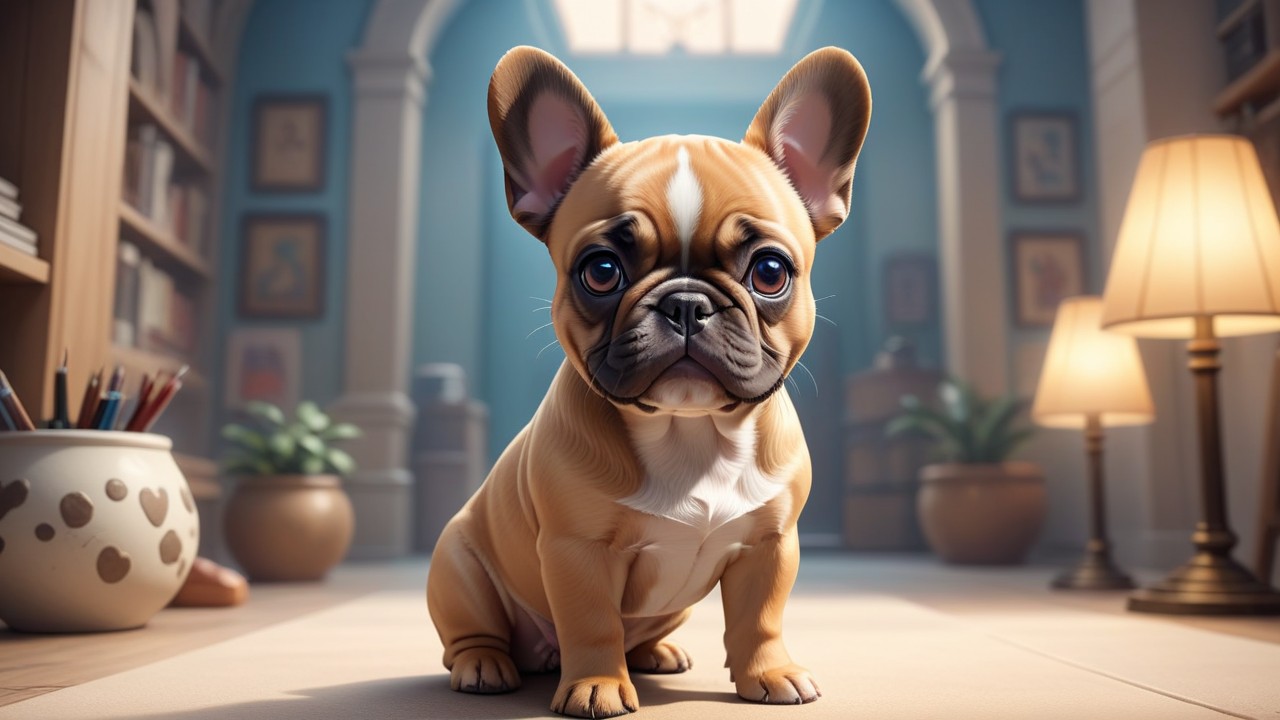 Chibbi-Art French Bulldog Chibi: An Endearing Stare